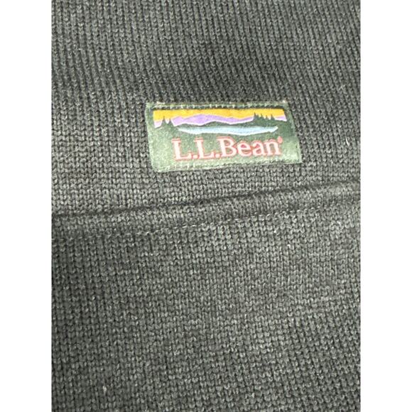 LL Bean Mens Large Pullover Green L Regular Fleece Snap T Sweatshirt Gorpcore - Picture 3 of 7